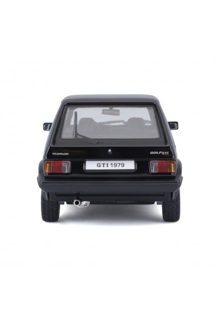 Bburago - Autá HOBBY, Volkswagen Golf Mk1 GTI (1979), čierna, 1:24