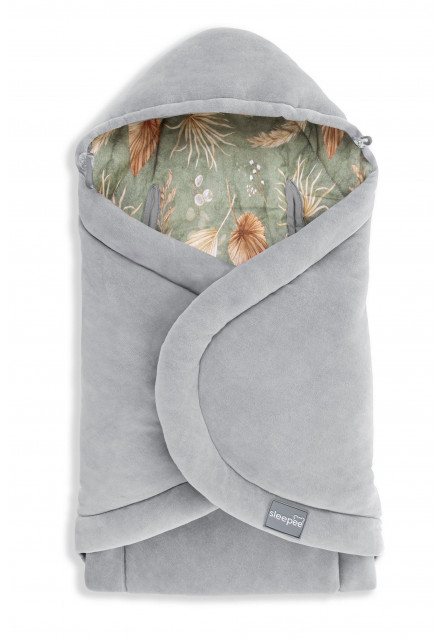 Fusak/zavinovačka/deka do autosedačky Sleepee Bohemian Grey