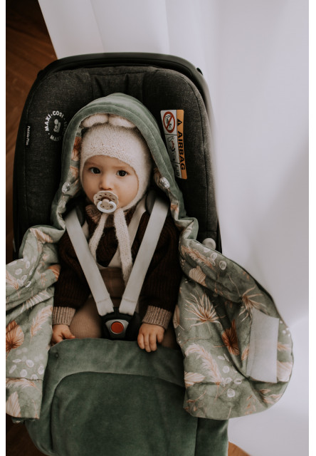 Fusak/zavinovačka/deka do autosedačky Sleepee Bohemian Grey