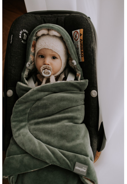 Fusak/zavinovačka/deka do autosedačky Sleepee Bohemian Grey