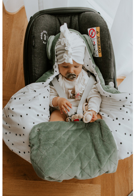 Fusak/zavinovačka/deka do autosedačky Sleepee Bohemian Grey