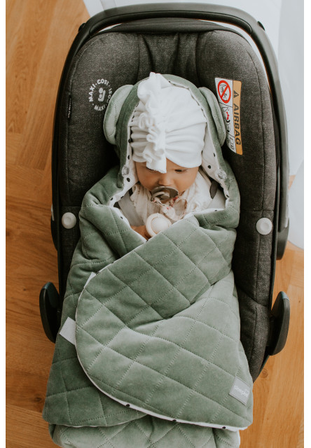 Fusak/zavinovačka/deka do autosedačky Sleepee Bohemian Grey