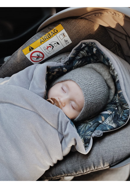 Fusak/zavinovačka/deka do autosedačky Sleepee Bohemian Grey