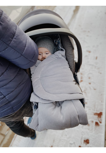 Fusak/zavinovačka/deka do autosedačky Sleepee Bohemian Grey