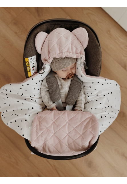 Fusak/zavinovačka/deka do autosedačky Sleepee Bohemian Grey