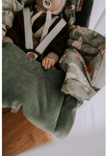 Fusak/zavinovačka/deka do autosedačky Sleepee Bohemian Grey