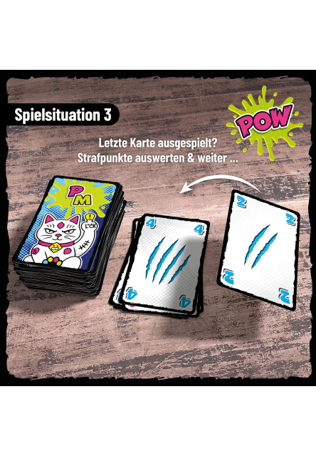 Kartová hra XOXO Pow Mau s japonskou a pop-art tematikou