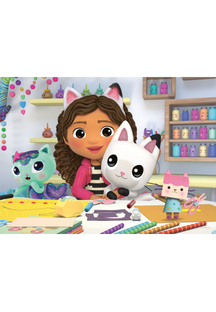 Trefl Puzzle miniMaxi 20 - Gabbyin farebný deň / Universal Gabby's Dollhouse