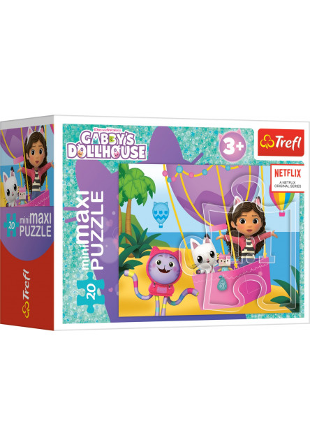 Trefl Puzzle miniMaxi 20 - Gabbyin farebný deň / Universal Gabby's Dollhouse