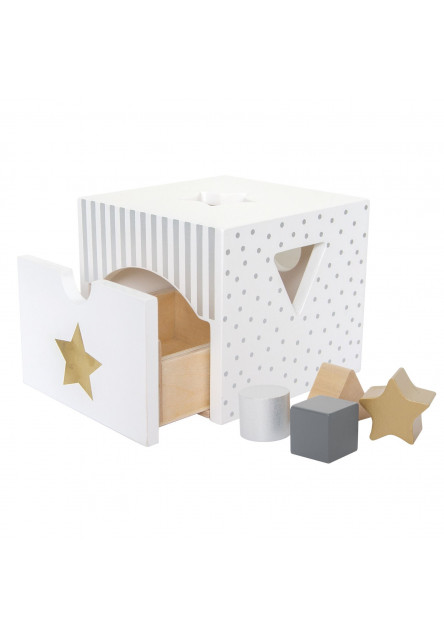 W7155  Triediaci box strieborný