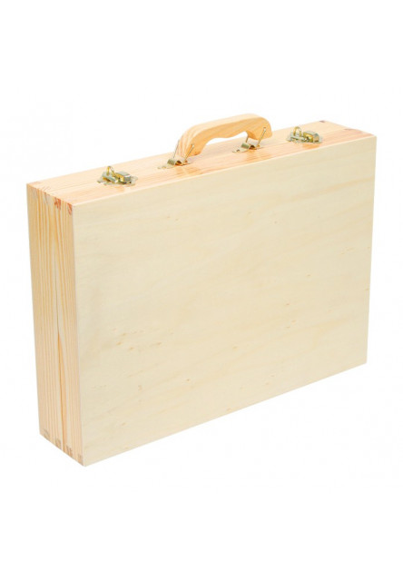 Drevený kufrík na náradie Deluxe - Poškodené