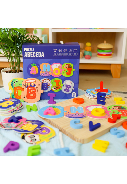 Puzzle Abeceda SK/CZ - Poškodený obal