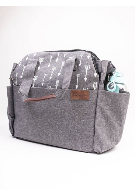 Cestovná taška na kočík 2v1 Traveler Bag Space Gray Kinder Hop