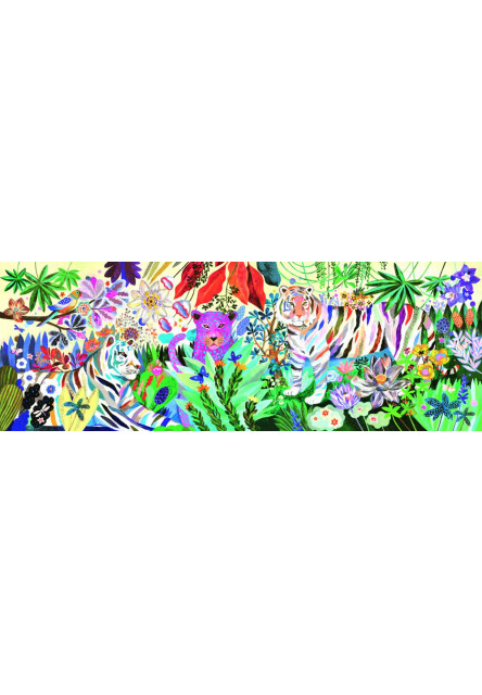 Puzzle Galéria: Dúhové tigre (1000 dielikov)