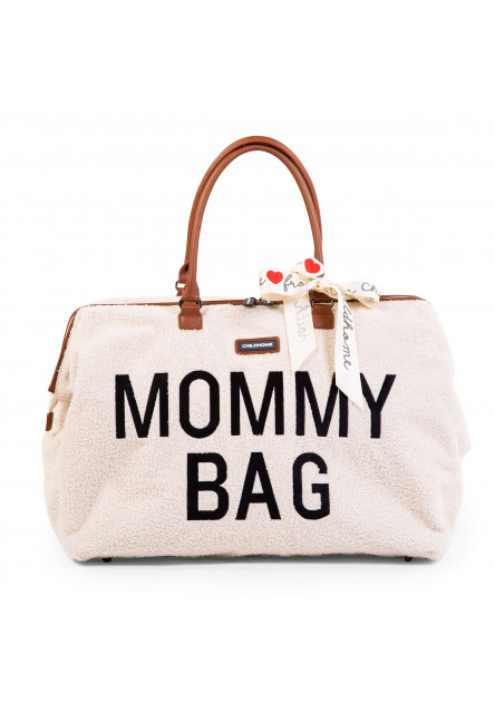 Prebaľovacia taška Mommy Bag Teddy Off White Childhome