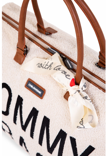 Prebaľovacia taška Mommy Bag Teddy Off White