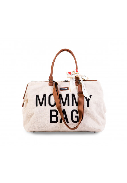 Prebaľovacia taška Mommy Bag Teddy Off White