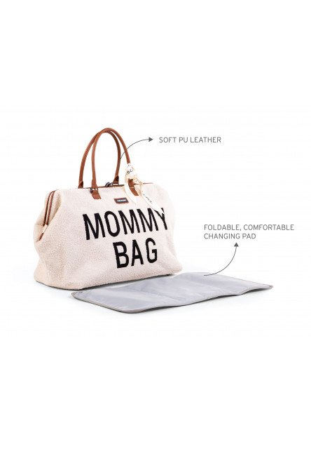 Prebaľovacia taška Mommy Bag Teddy Off White