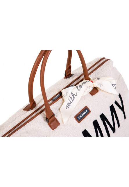 Prebaľovacia taška Mommy Bag Teddy Off White