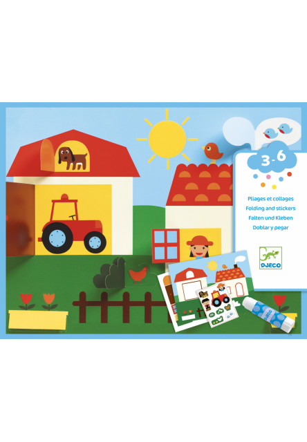 Koláž – Okienka a samolepky – Skrývačka