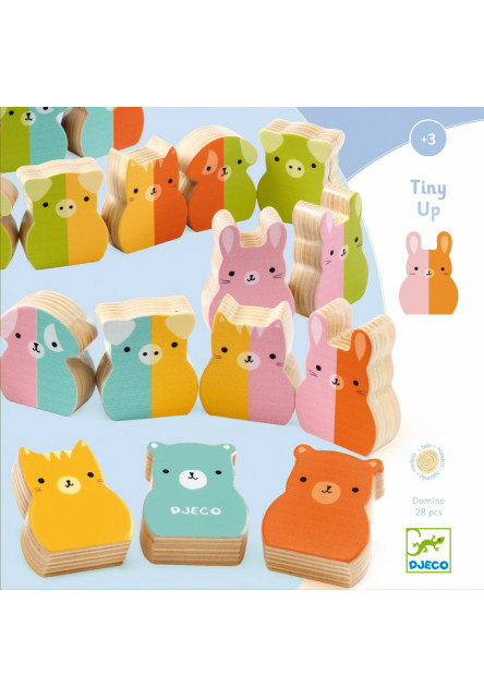 Tiny-up Domino - drevená edukatívna hračka