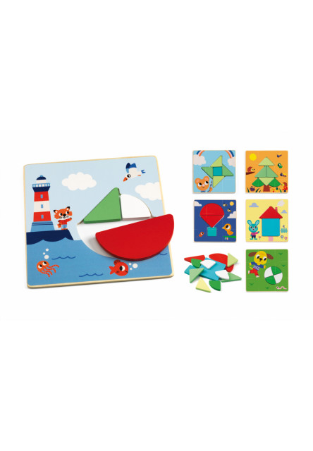 Tangramini - drevená edukatívna hračka