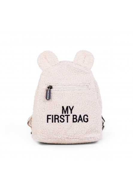 Detský batoh My First Bag Teddy Off White Childhome