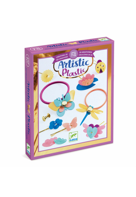 Artistic Plastic: Ozdoby do vlasov z magického plastu (pre staršie deti) DJECO