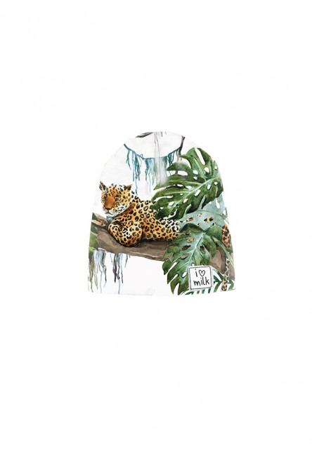 Čiapka so vzorom leoparda