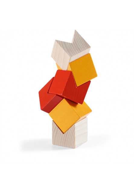 3D stavebnica oranžová