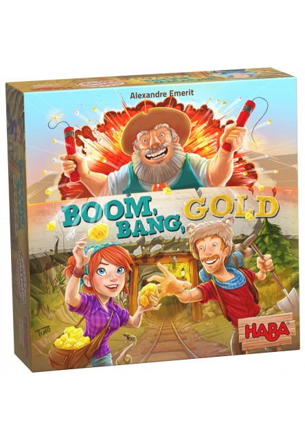 Spoločenská hra pre deti Boom, Bang, Gold