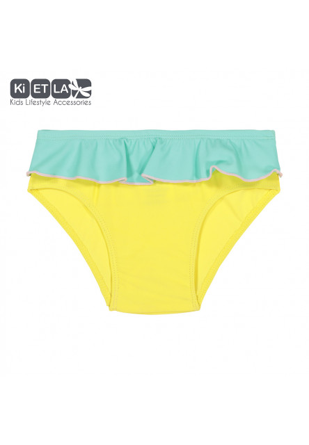 Plavky s UV ochranou nohavičky 12 mesiacov (žlto zelené) KiETLA
