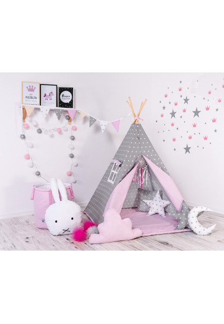 Teepee stan set Zajačia labka variant: luxury