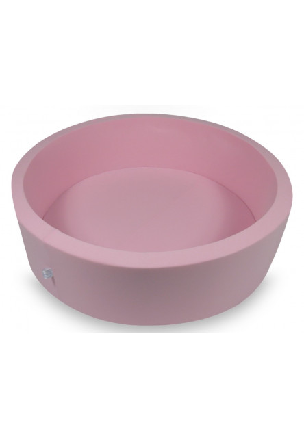 Detský suchý bazénik okrúhly 110x30 bez loptičiek - ružový Elis design