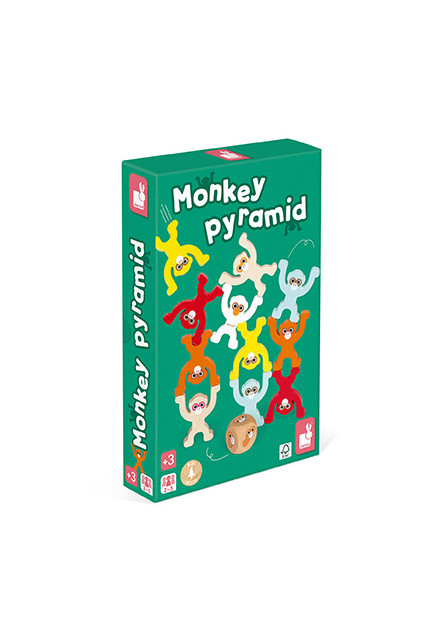 Spoločenská hra pre deti Opice pyramída Janod