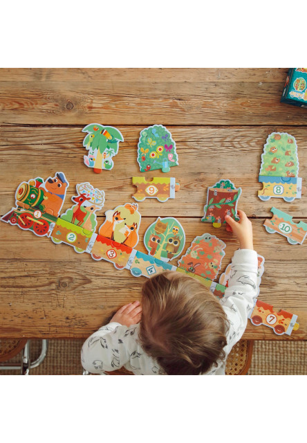 Postupové puzzle: Počítam, 20 dielov