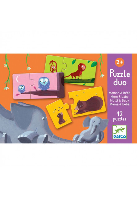 Puzzle duo  Mama a bábätko