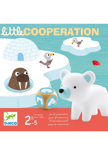 Spolupráca pre najmenších: Polárne zvieratká (1. spoločenská Kooperatívna hra) DJECO