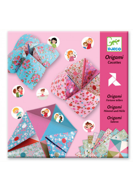 Tvorivá sada Origami - Nebo, peklo, raj (pre dievčatá) DJECO